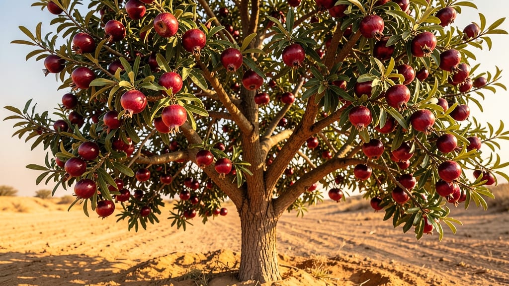 Pomegranate Tree Variety Wonderful