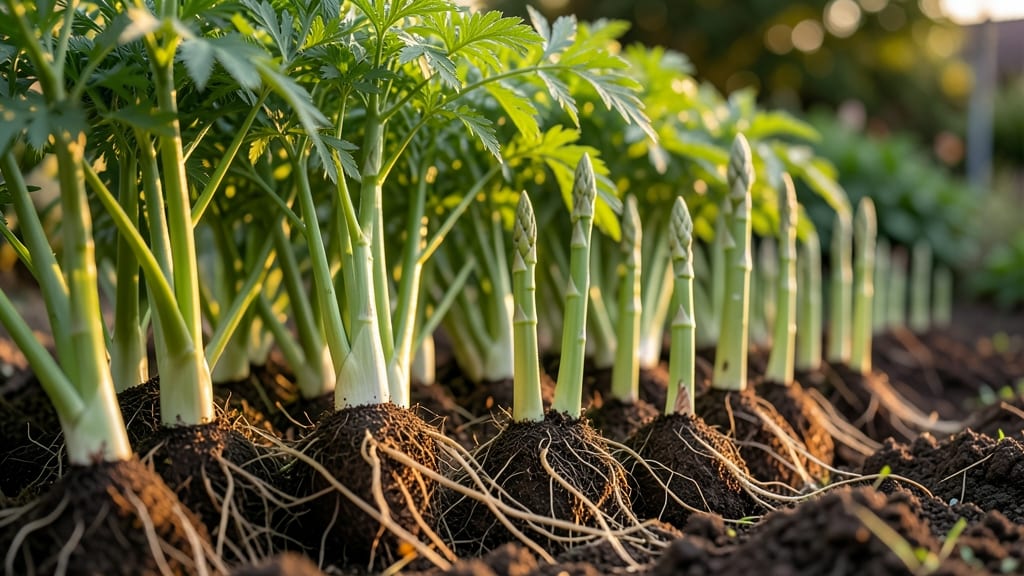 Asparagus Crowns For Long-Term Harvests