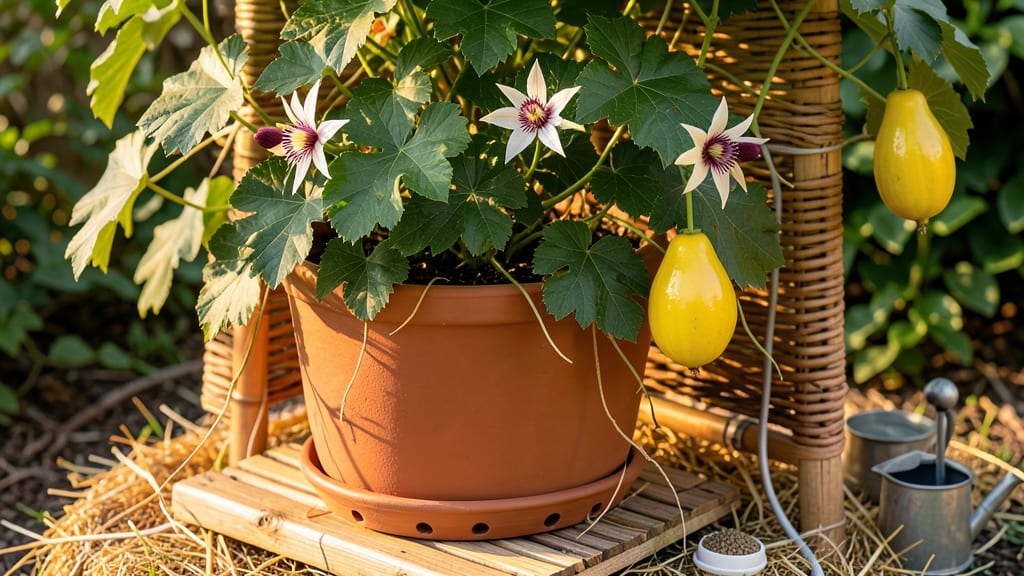 Passionfruit Vines in Pots: Compact Varieties for Year-Round Harvests
