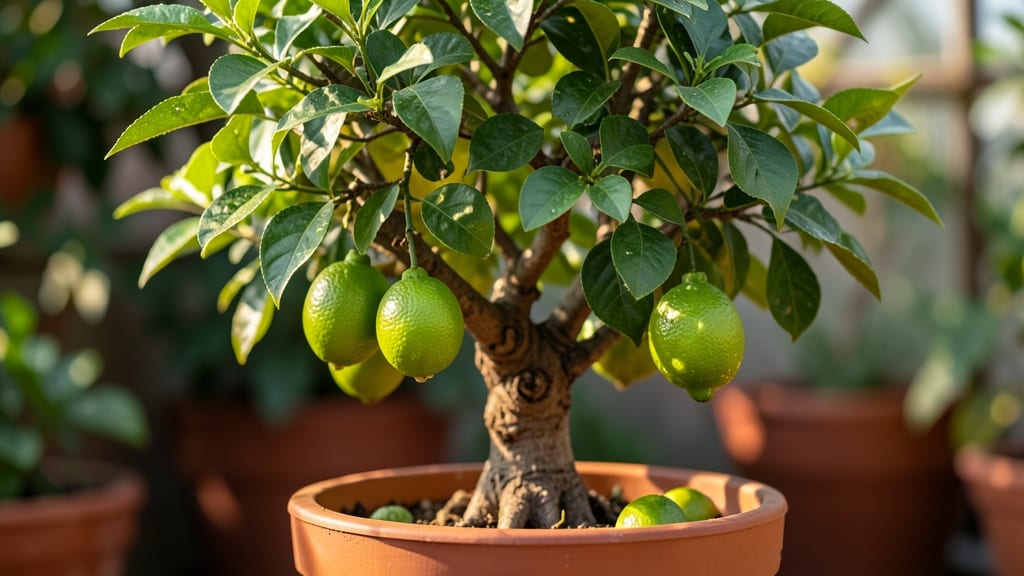 Lemon Lime Tree (Citrus aurantifolia)